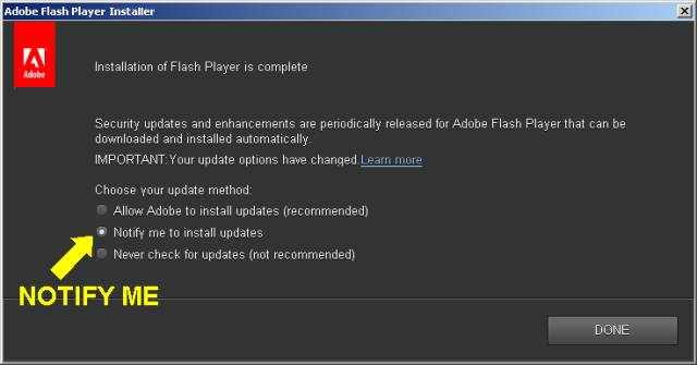a browser with flash player installed