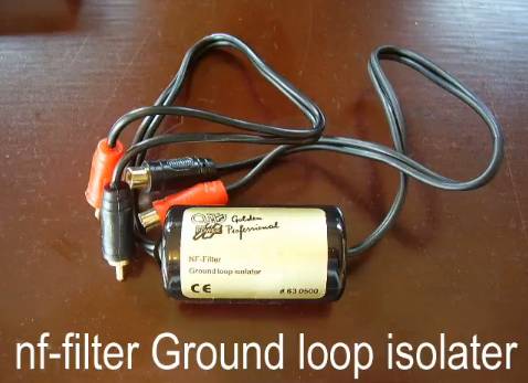 ground loop noise isolator 3.5 mm